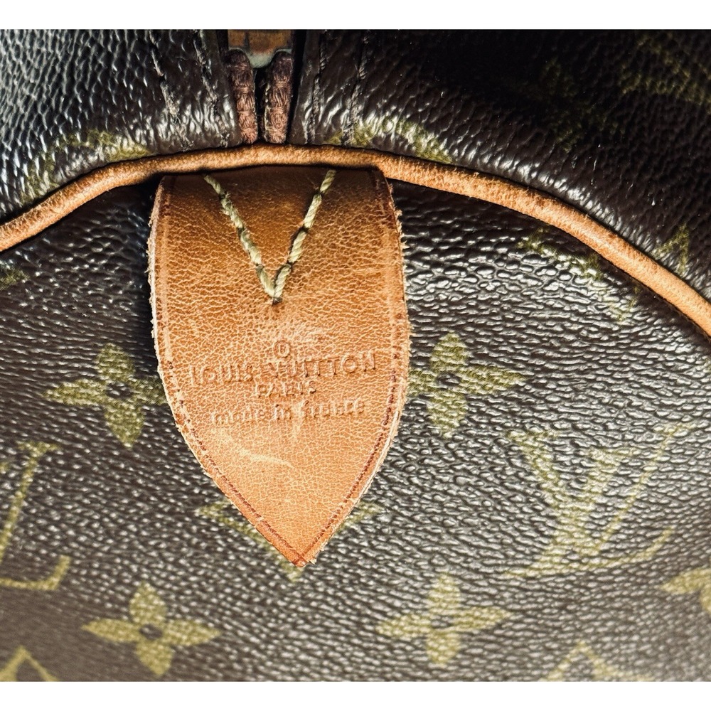 Louis Vuitton Keepall Bag Monogram Canvas 45 W/ Lock & Key - Picture 9 of 11